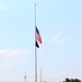 Flag-raising duty at Fort McCoy