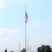 Flag-raising duty at Fort McCoy