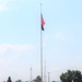 Flag-raising duty at Fort McCoy