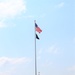 Flag-raising duty at Fort McCoy