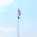 Flag-raising duty at Fort McCoy