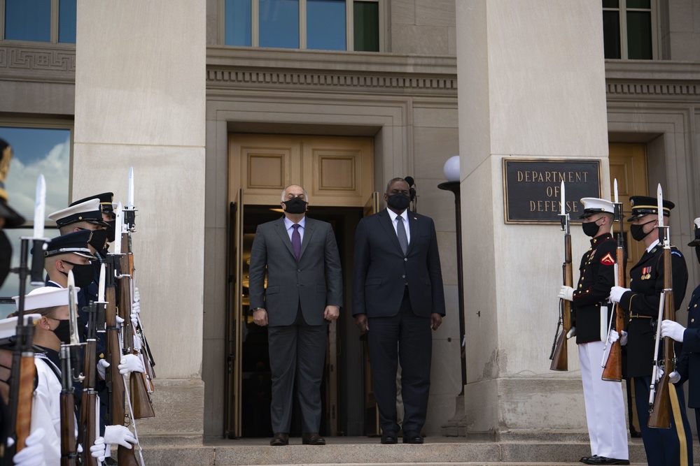 Defense Secretary Austin Hosts Qatari Defense Minister