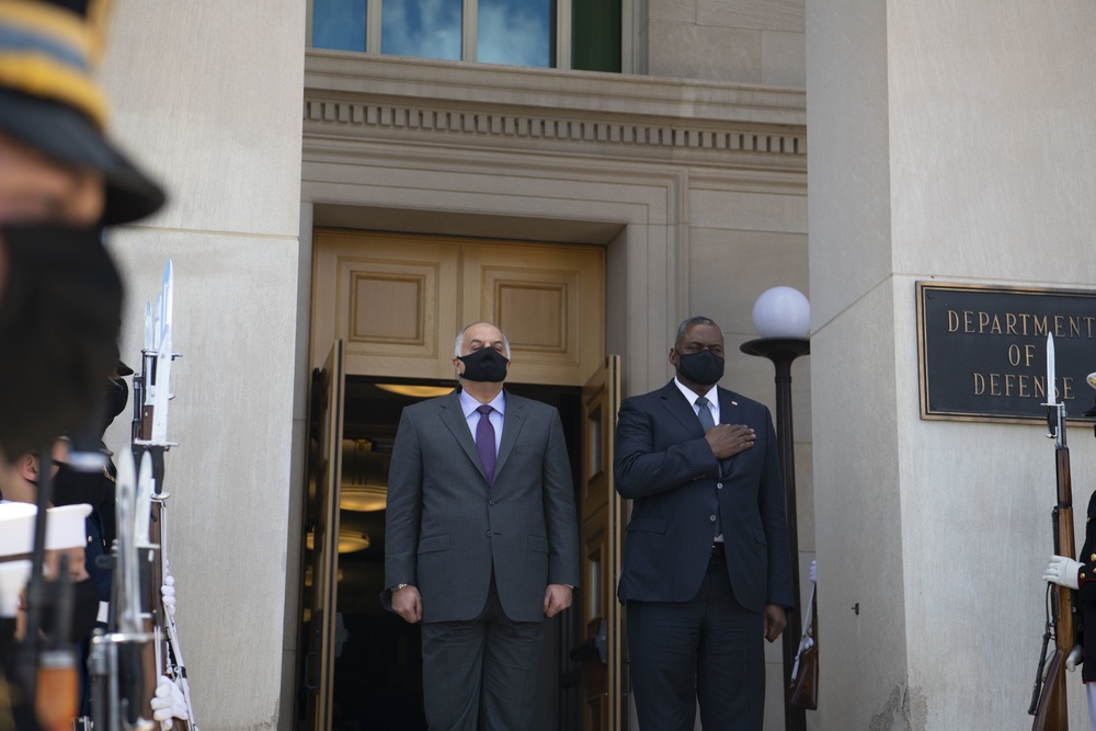 Defense Secretary Austin Hosts Qatari Defense Minister
