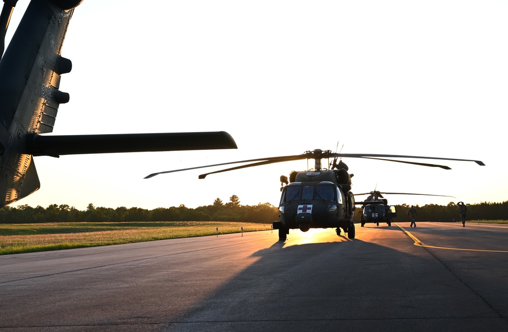 Army medical evacuation crews participate in GLOBAL MEDIC 2021