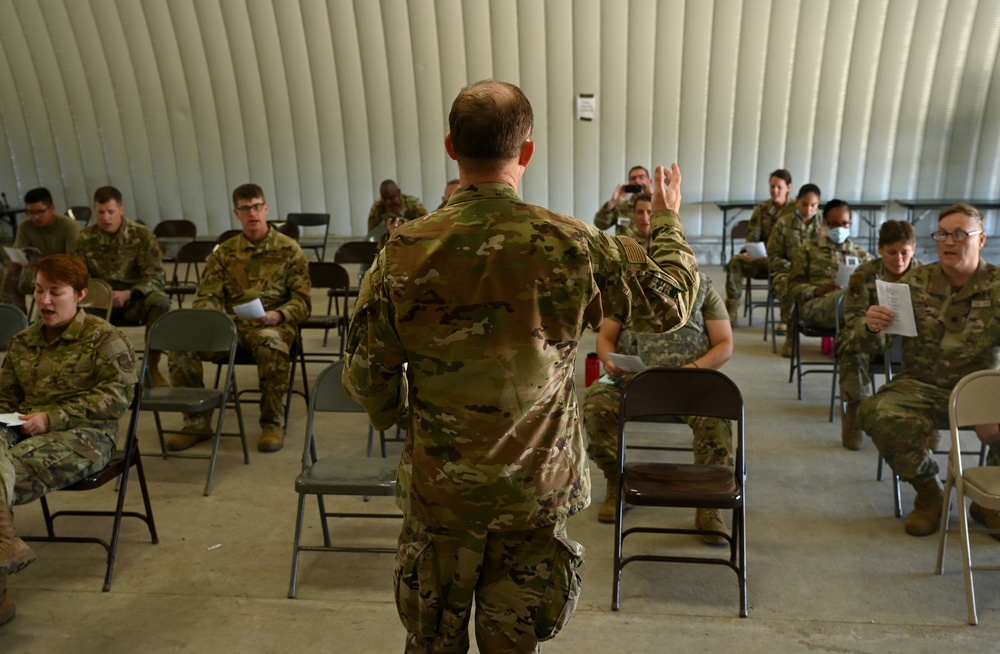 Chaplains provide real-world healing in an exercise environment