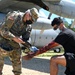 Army Reserve and Air Force Reserve practice medical evacuations