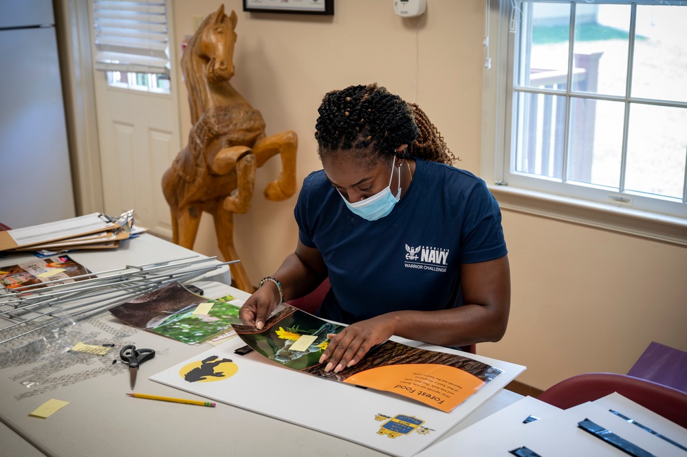Sailors participate in a community outreach in Wilmington, Del.