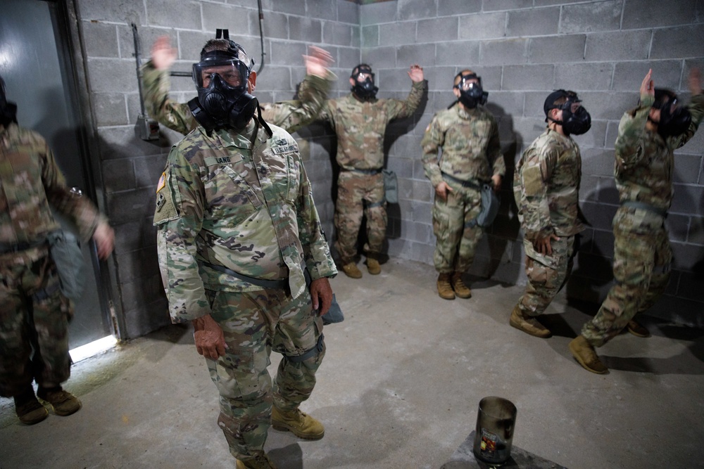 DVIDS - Images - 447th MP Co. Experiences Gas Chamber [Image 2 of 7]