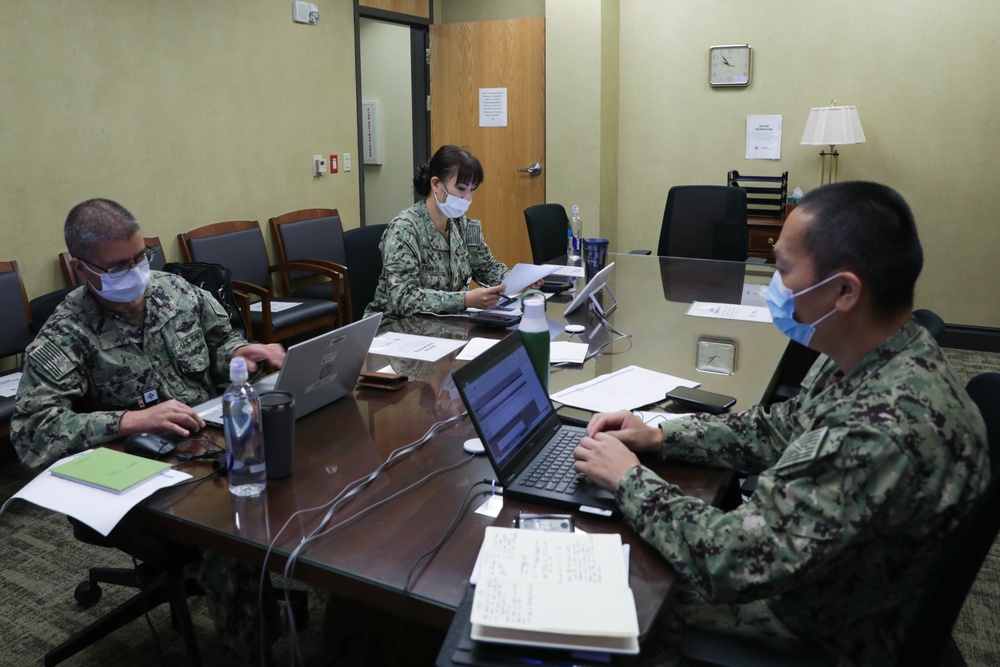 Navy medical support shadows civilians in Lafayette during COVID response