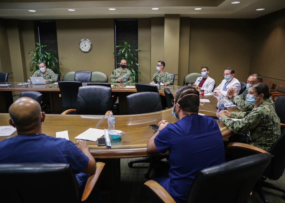 Navy medical support shadows civilians in Lafayette during COVID response