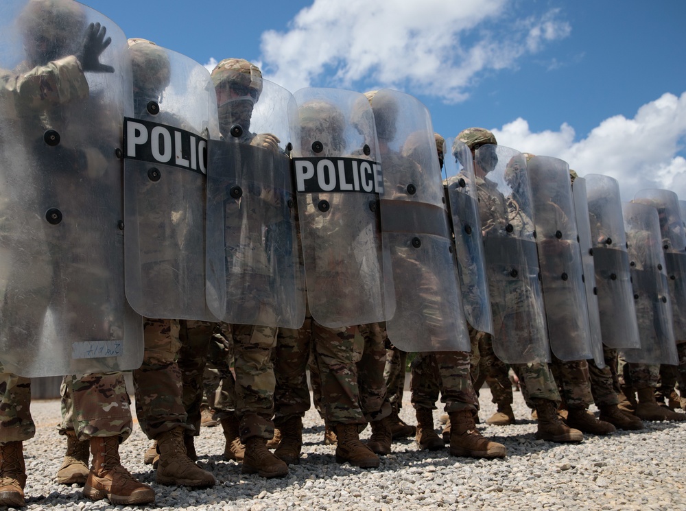 447th MPs Receive Civil Disturbance Training