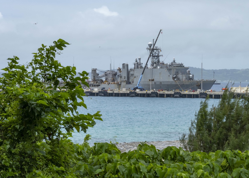 USS Germantown at White Beach