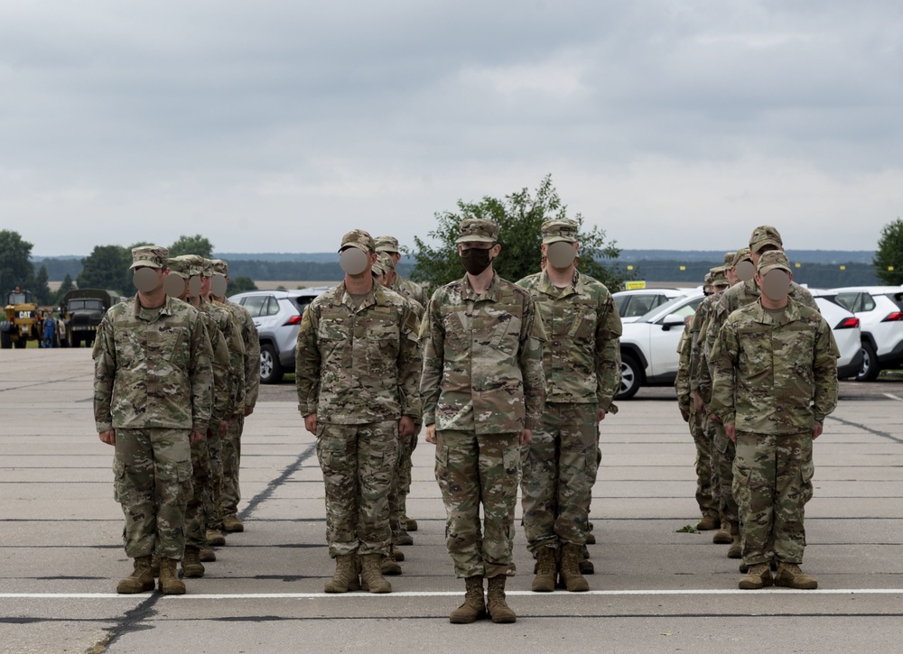 The Ukrainian Air Force celebrates the 456th Air Transportation Brigade anniversary of creation with the 352d Special Operations Wing