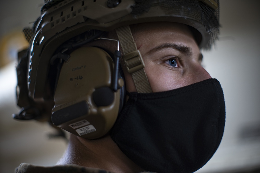 Alpha Co, BLT 1/1 Marines Conduct Simulated Company Reinforced Mission
