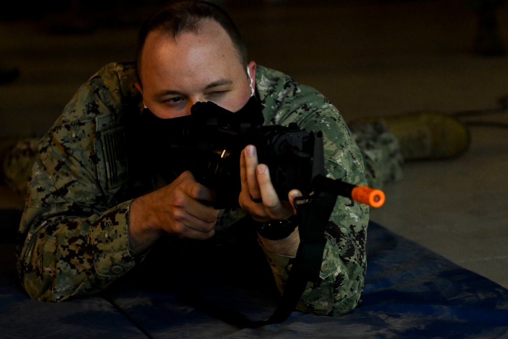 NSA Naples Security Department Conducts Weapons Sustainment Evolution