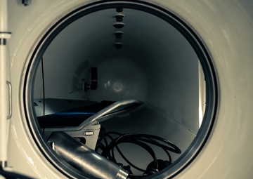 EOD decompression chamber supports operations in Africa