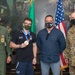 Olympic bronze weightlifting medalist visits Aviano