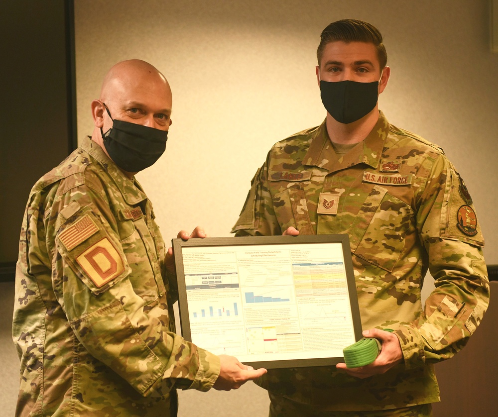 Innovation leads way as Team Mildenhall Airman becomes ‘Green Belt’ certified in CPI