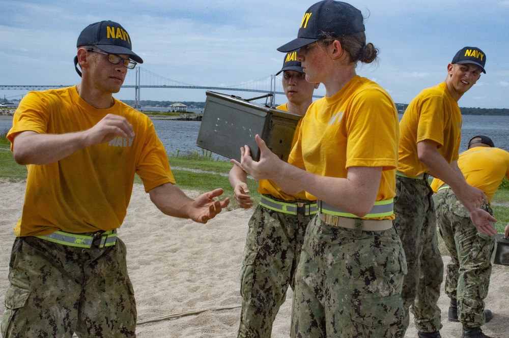 210818-N-JY604-0604 NEWPORT, R.I. (Aug. 18, 2021) Officer Training Command Newport Battle Stations
