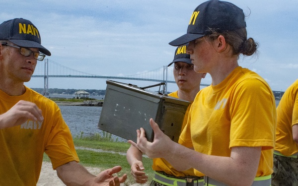 210818-N-JY604-0604 NEWPORT, R.I. (Aug. 18, 2021) Officer Training Command Newport Battle Stations