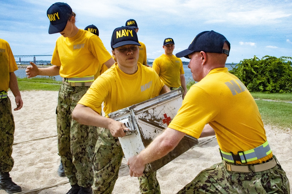 210818-N-JY604-0584 NEWPORT, R.I. (Aug. 18, 2021) Officer Training Command Newport Battle Stations