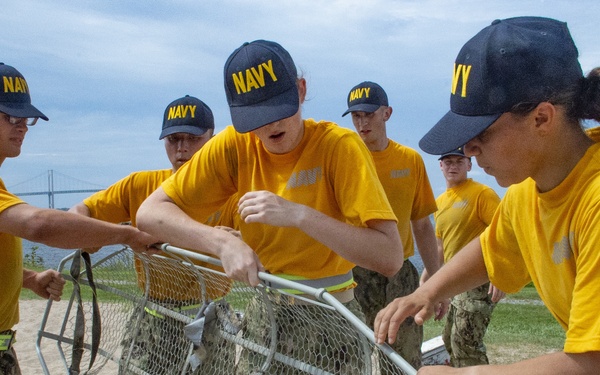 210818-N-JY604-0591 NEWPORT, R.I. (Aug. 18, 2021)  Officer Training Command Newport Battle Stations