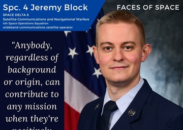 Faces of Space – Spc. 4 Jeremy Block