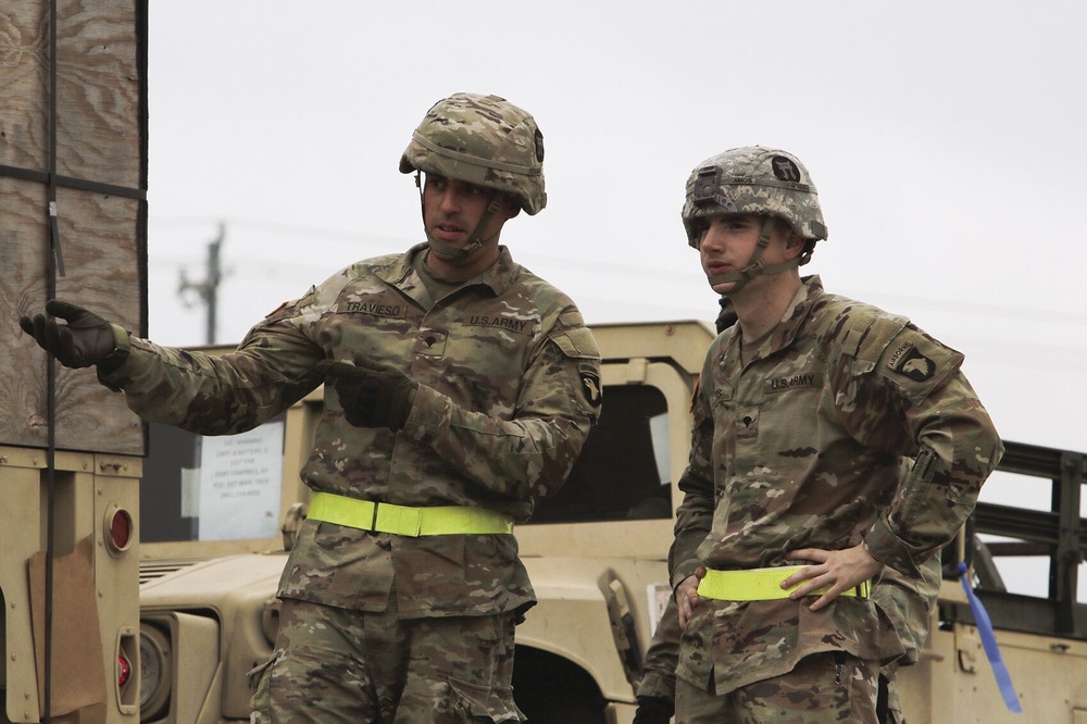 Rakkasans exercise readiness through large-scale equipment transport