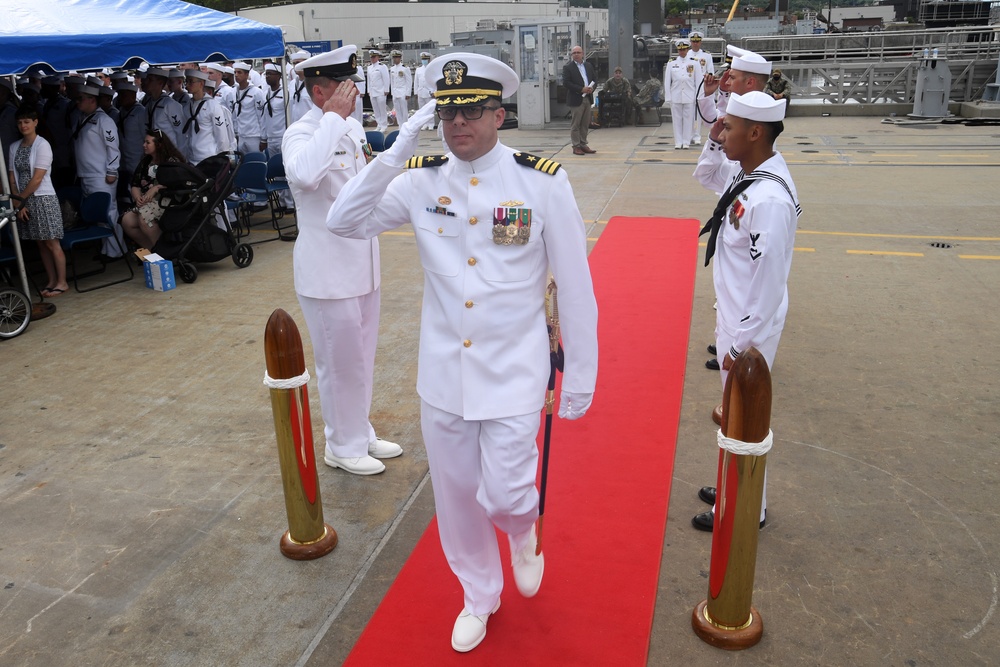 USS Newport News (SSN 750) Change of Command Ceremony