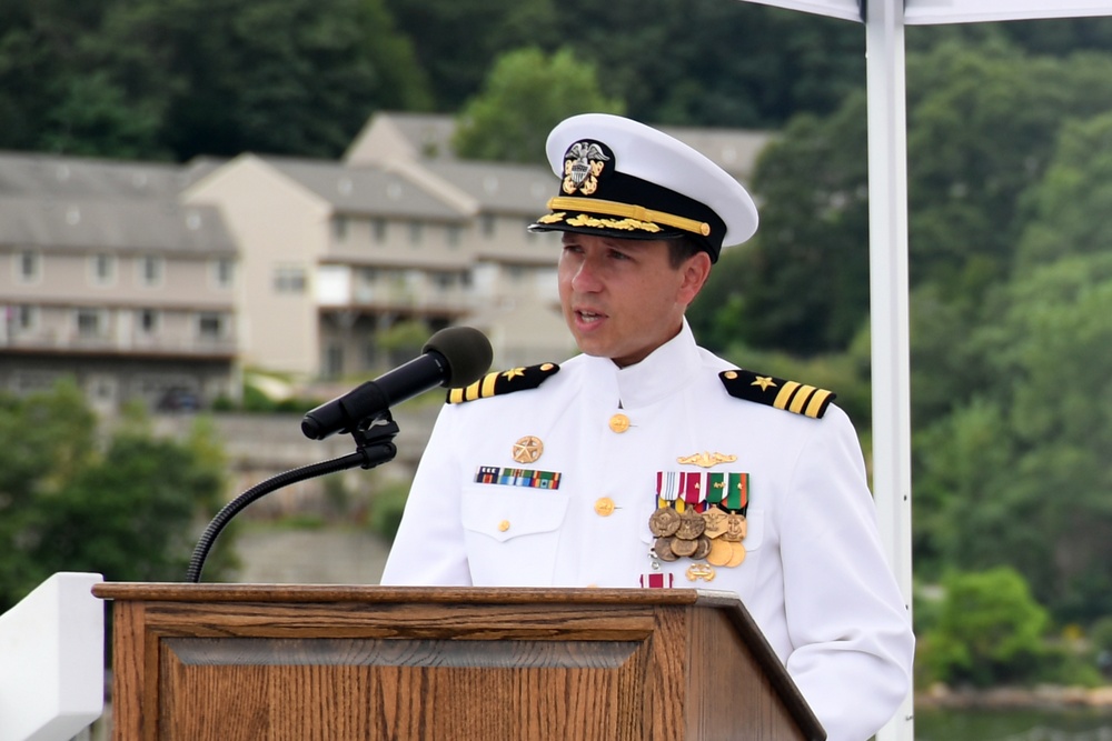 USS Newport News (SSN 750) Change of Command Ceremony