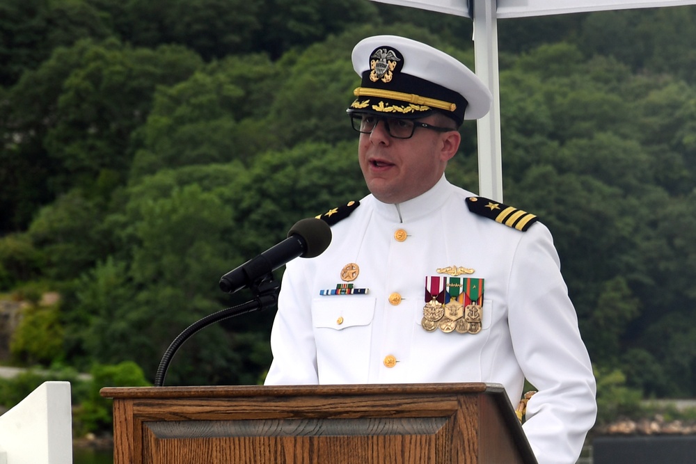 USS Newport News (SSN 750) Change of Command Ceremony