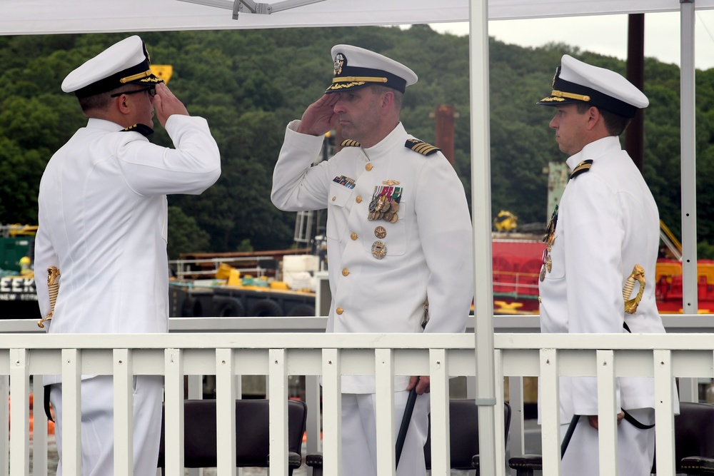 USS Newport News (SSN 750) Change of Command Ceremony