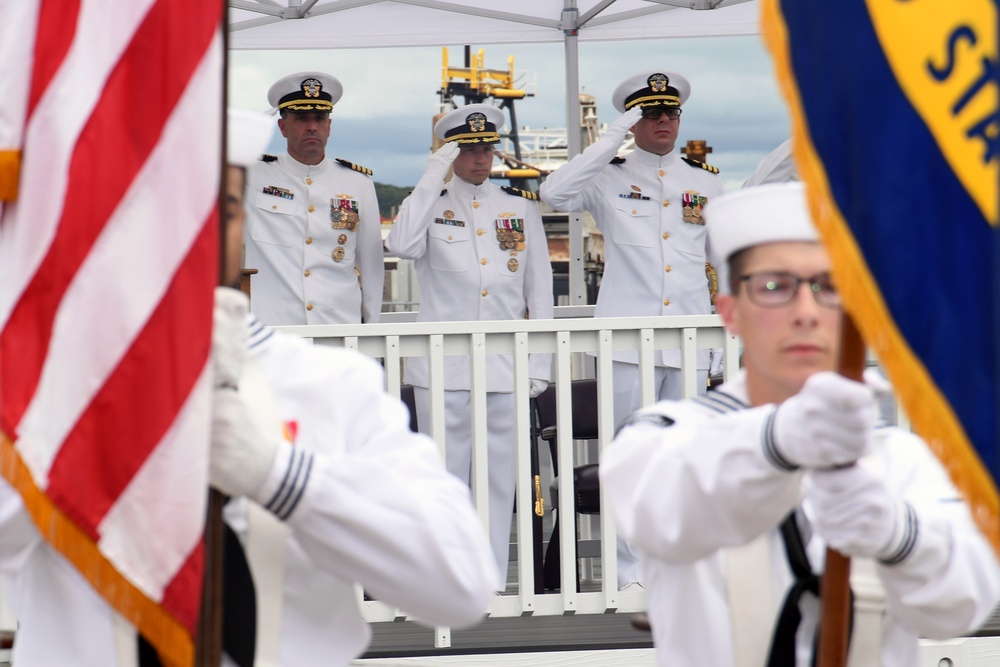 USS Newport News (SSN 750) Change of Command Ceremony