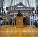 CO speaks aboard USS Constitution