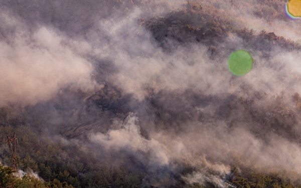 Fires in Western Turkey: 12th CAB supports with aerial firefighting