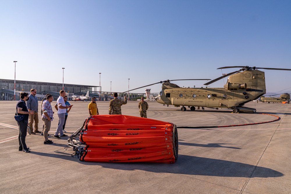 Advising allies: 12th CAB advises Turkish aircrew on aerieal firefighting equipment