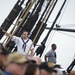 USS Constitution goes underway in honor of Vietnam Veteran