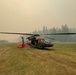 Cal Guard Black Hawks work Dixie Fire