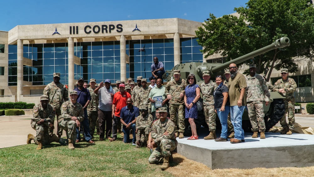 III Corps and Fort Hood M60 and M18 Tank Unveil