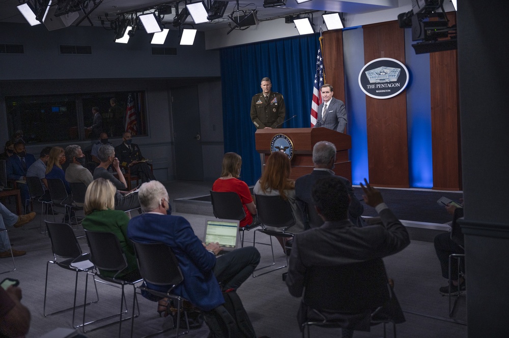 Pentagon Officials Brief Media on Afghanistan