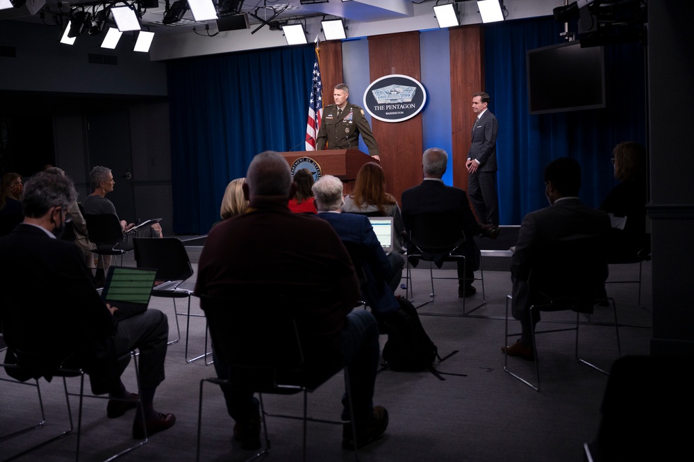 Pentagon Officials Brief Media on Afghanistan