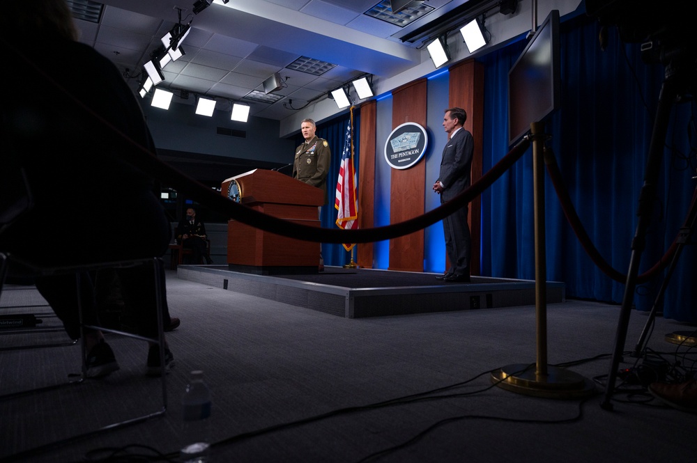 Pentagon Officials Brief Media on Afghanistan