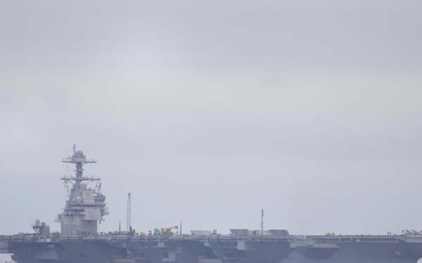 USS Gerald R. Ford Transit