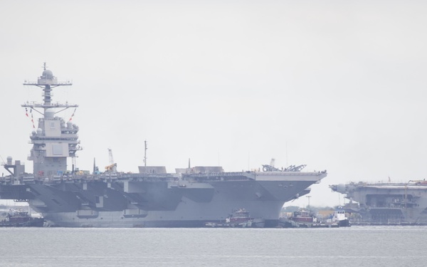 USS Gerald R. Ford Transit