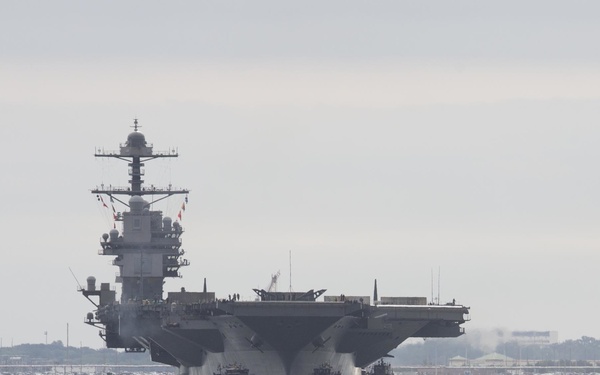 USS Gerald R. Ford Transit