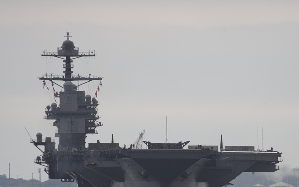 USS Gerald R. Ford Transit