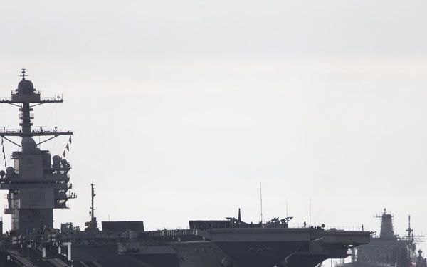 USS Gerald R. Ford Transit