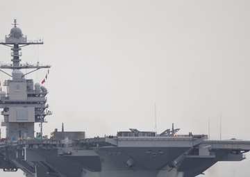 Gerald R. Ford Departs Norfolk for Newport News, Commences Planned Incremental Availability