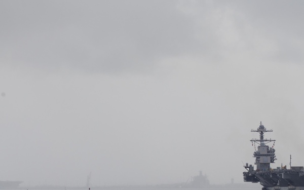 USS Gerald R. Ford Transit