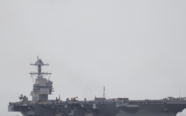 USS Gerald R. Ford Transit